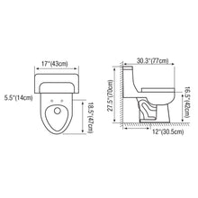 Elongated 1-Piece Dual Flush Toilet