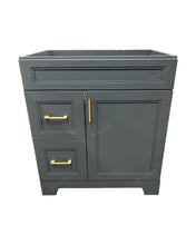 30" Dark grey vanity MKOB