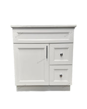 TOPAZ 30" Solid Wood Bathroom Vanity with Drawers