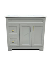 SAPPHIRE 36" Solid Wood Bathroom Vanity with Drawers