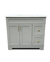 SAPPHIRE 36" Solid Wood Bathroom Vanity with Drawers