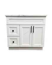 TOPAZ 36" Solid Wood Bathroom Vanity with Drawers