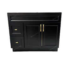 42" Black MKOB solid wood vanity