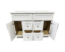 Topaz 48" Solid Wood Double Sink Bathroom Vanity