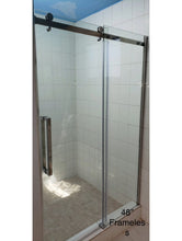 BASILOR 48" x 72" Frameless Shower Door
