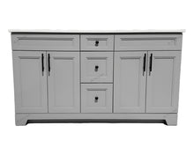 PEARL 60" Double Sink Bathroom Vanity