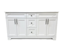 SAPPHIRE 60" Solid Wood Double Sink Bathroom Vanity