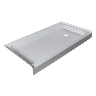 BASILOR 60" x 36" Rectangular Shower Base for alcove installation