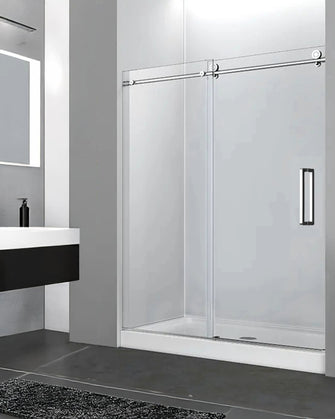 BASILOR 60" x 72" SOFT CLOSE Frameless Shower Door