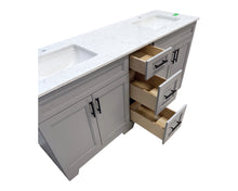 PEARL 72" Double Sink Bathroom Vanity