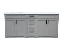 PEARL 72" Double Sink Bathroom Vanity