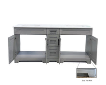 PEARL 72" Double Sink Bathroom Vanity