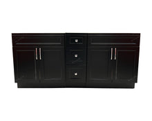 TOPAZ 72" Solid Wood Double Sink Bathroom Vanity