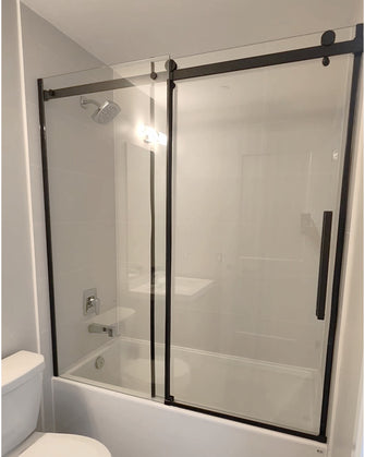 BASILOR 60" x 64" Frameless Shower Door