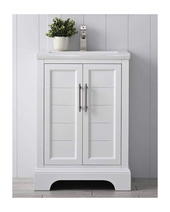 Victoria 24" x 16" Bathroom Vanity with Ceramic Top