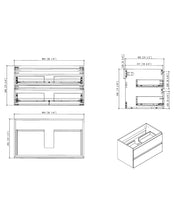 REMI 36" Floating Bathroom Vanity