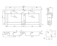 REMI 48" Double Sink Floating Bathroom Vanity