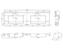 REMI 72" Double Sink Floating Bathroom Vanity