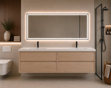 REMI 72" Double Sink Floating Bathroom Vanity