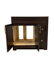 SAPPHIRE 36" Solid Wood Bathroom Vanity with Drawers