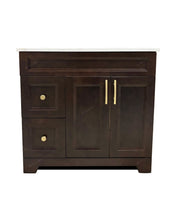 SAPPHIRE 36" Solid Wood Bathroom Vanity with Drawers