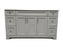 SAPPHIRE 60" Solid Wood Single Sink Bathroom Vanity