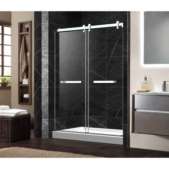 BASILOR 48" x 72" Famed Shower Door without Side Channels
