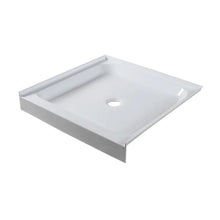 BASILOR 36" x 36" Square Shower Base for alcove installation