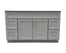 54" solid wood bathroom vanity with drawers
