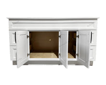 TOPAZ 60" Solid Wood Single Sink Bathroom Vanity