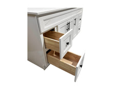 TOPAZ 60" Solid Wood Single Sink Bathroom Vanity