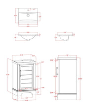 Victoria 24" x 18.5" Bathroom Vanity with Ceramic Top