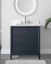 Aurora Horizon 30" Bathroom Vanity with Engineered Marble Top