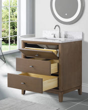 Aurora Horizon 30" Bathroom Vanity with Engineered Marble Top