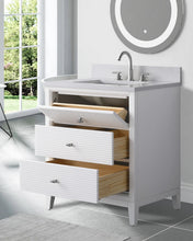 Aurora Horizon 30" Bathroom Vanity with Engineered Marble Top