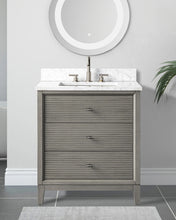 Aurora Horizon 30" Bathroom Vanity with Engineered Marble Top