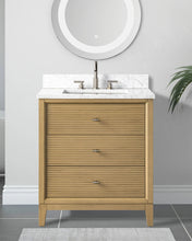 Aurora Horizon 30" Bathroom Vanity with Engineered Marble Top