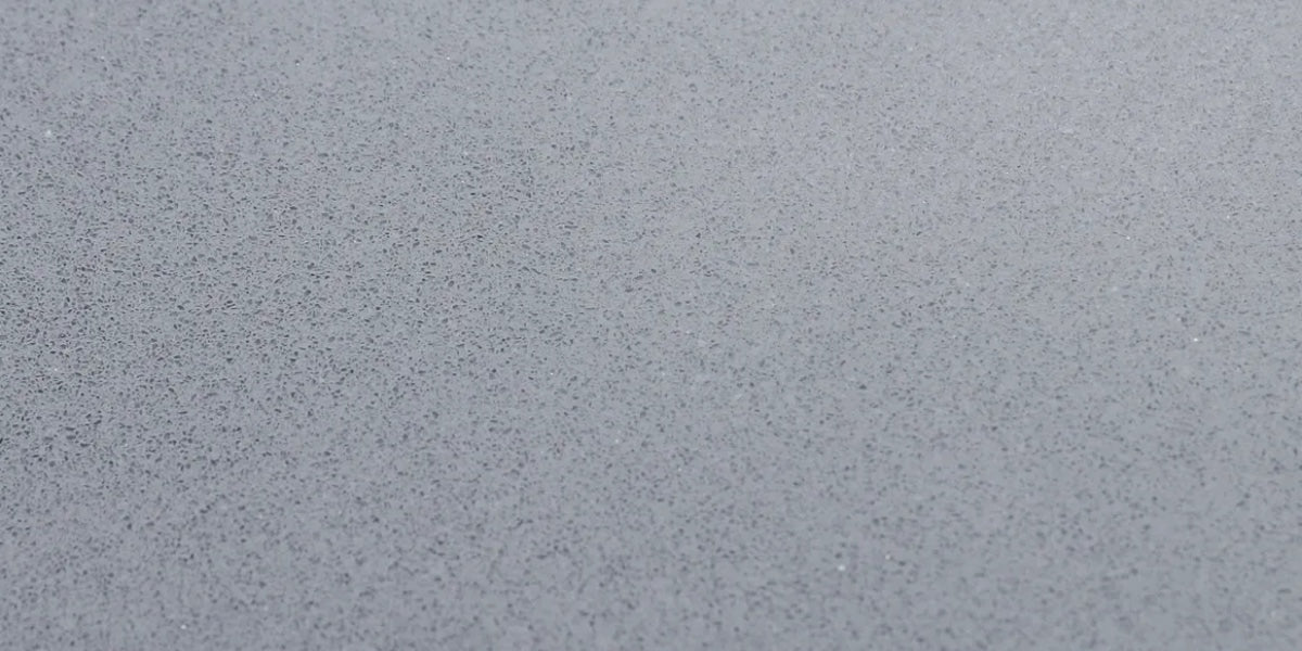Speckled Grey quartz countertop slab with speckled texture