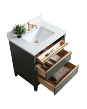 Aurora 30" Bathroom Vanity with Engineered Marble Top