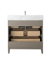 Aurora 36" Bathroom Vanity with Engineered Marble Top