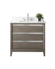 Aurora 36" Bathroom Vanity with Engineered Marble Top