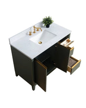 Aurora 42" Bathroom Vanity with Engineered Marble Top