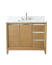 Aurora 42" Bathroom Vanity with Engineered Marble Top