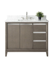 Aurora 42" Bathroom Vanity with Engineered Marble Top