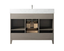 Aurora 48" Bathroom Vanity with Engineered Marble Top