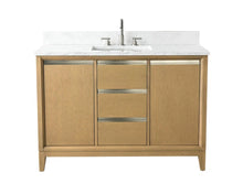 Aurora 48" Bathroom Vanity with Engineered Marble Top