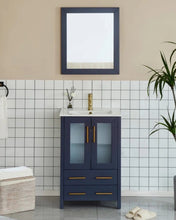24" Vanity art blue