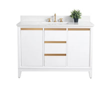 Aurora 48" Bathroom Vanity with Engineered Marble Top