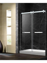 BASILOR 60" x 72" Framed Shower Door without Side Channels